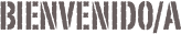 Bienvenido/a 